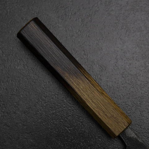 Nakiri White Steel #2 Kurouchi Manche Yaki Urushi 135mm-[Musashi]-[Couteaux de cuisine japonais]