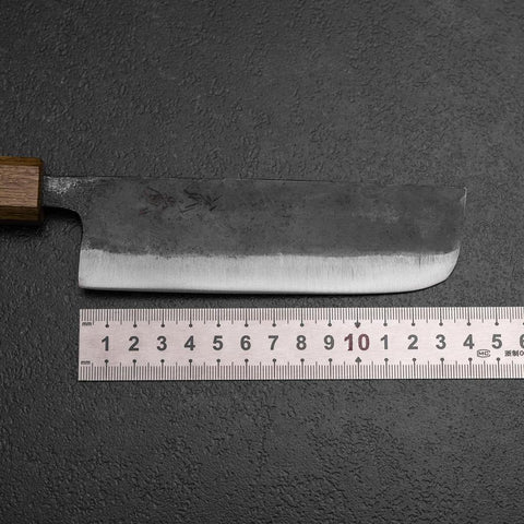 Nakiri White Steel #2 Kurouchi Manche Yaki Urushi 135mm-[Musashi]-[Couteaux de cuisine japonais]