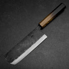 Nakiri White Steel #2 Kurouchi Manche Yaki Urushi 165mm-[Musashi]-[Couteaux de cuisine japonais]