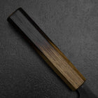 Nakiri White Steel #2 Kurouchi Manche Yaki Urushi 165mm-[Musashi]-[Couteaux de cuisine japonais]
