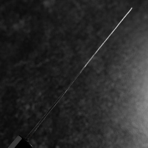 Nakiri White Steel #2 Kurouchi Manche en Buffle et Bubinga 165mm-[Musashi]-[Couteaux de cuisine japonais]