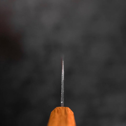 Nakiri White Steel #2 Kurouchi Manche en Chêne 165mm-[Musashi]-[Couteaux de cuisine japonais]