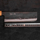 Nakiri White Steel #2 Kurouchi Manche en Chêne 165mm-[Musashi]-[Couteaux de cuisine japonais]