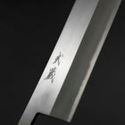 Nakiri White Steel #2 Poli Manche Yaki Urushi 165mm-[Musashi]-[Couteaux de cuisine japonais]