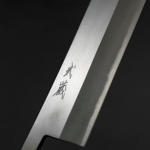 Nakiri White Steel #2 Poli Manche Yaki Urushi 165mm-[Musashi]-[Couteaux de cuisine japonais]