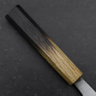 Nakiri White Steel #2 Poli Manche Yaki Urushi 165mm-[Musashi]-[Couteaux de cuisine japonais]