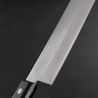 Nakiri White Steel #2 Revêtement Inox Poli Manche Occidental Noir 150mm-[Musashi]-[Couteaux de cuisine japonais]