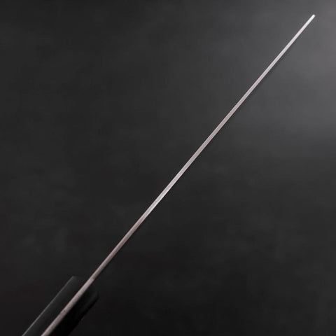 Nakiri White Steel #2 Revêtement Inox Poli Manche Occidental Noir 150mm-[Musashi]-[Couteaux de cuisine japonais]
