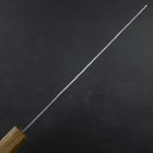 Nakiri White Steel #2 Revêtement Inox Tsuchime Manche Yaki Urushi 165mm-[Musashi]-[Couteaux de cuisine japonais]