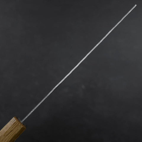 Nakiri White Steel #2 Revêtement Inox Tsuchime Manche Yaki Urushi 165mm-[Musashi]-[Couteaux de cuisine japonais]