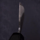 Nakiri White Steel #2 Kurouchi Chokin Sakura-Fuji Manche en Buffle et Ébène 165mm-[Musashi]-[Couteaux de cuisine japonais]