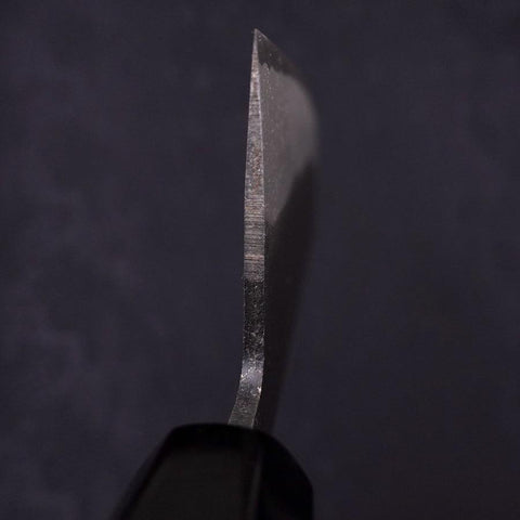 Nakiri White Steel #2 Kurouchi Chokin Sakura-Fuji Manche en Buffle et Ébène 165mm-[Musashi]-[Couteaux de cuisine japonais]