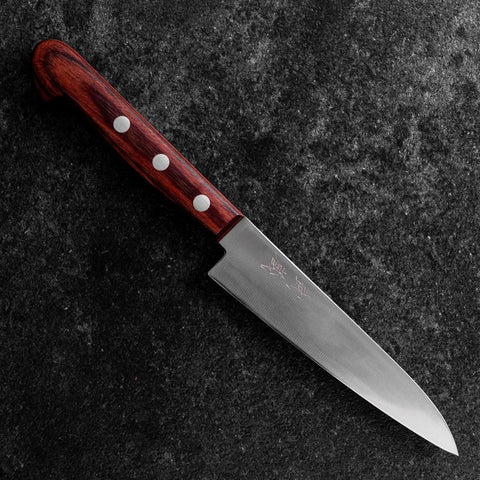 Petty 440C Polished Western Handle 130mm (5.1”)-[Musashi]-[Japanese-Kitchen-Knives]