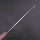 Petty AUS-10 Nashiji Damas Manche Urushi Pourpre 135mm-[Musashi]-[Couteaux de cuisine japonais]