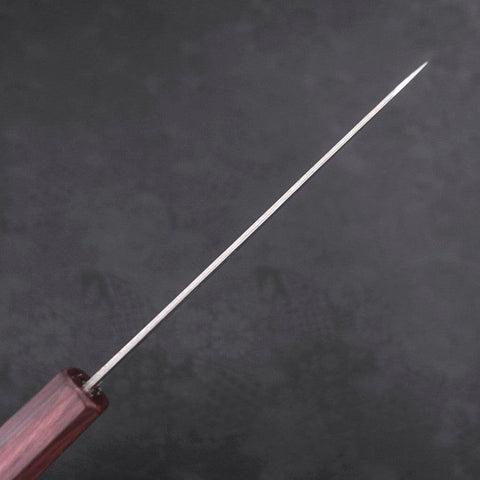 Petty AUS-10 Nashiji Damas Manche Urushi Pourpre 135mm-[Musashi]-[Couteaux de cuisine japonais]