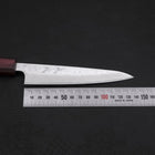 Petty AUS-10 Nashiji Damas Manche Urushi Pourpre 135mm-[Musashi]-[Couteaux de cuisine japonais]