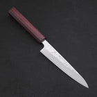 Petty AUS-10 Nashiji Damas Manche Urushi Pourpre 135mm-[Musashi]-[Couteaux de cuisine japonais]