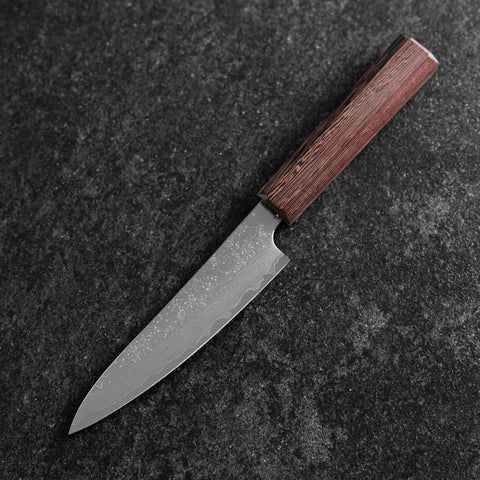 Petty AUS-10 Nashiji Damas Manche en Bois de Wengé 135mm-[Musashi]-[Couteaux de cuisine japonais]
