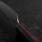 Petty AUS-10 Nashiji Damas Manche en Bois de Wengé 135mm-[Musashi]-[Couteaux de cuisine japonais]