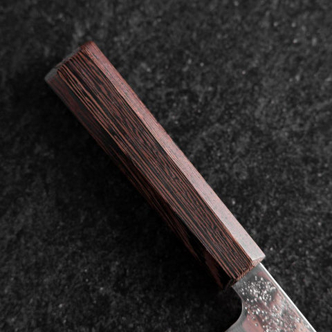 Petty AUS-10 Nashiji Damas Manche en Bois de Wengé 135mm-[Musashi]-[Couteaux de cuisine japonais]