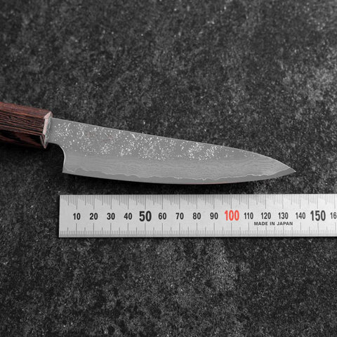 Petty AUS-10 Nashiji Damas Manche en Bois de Wengé 135mm-[Musashi]-[Couteaux de cuisine japonais]