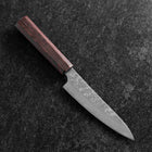 Petty AUS-10 Nashiji Damas Manche en Bois de Wengé 135mm-[Musashi]-[Couteaux de cuisine japonais]