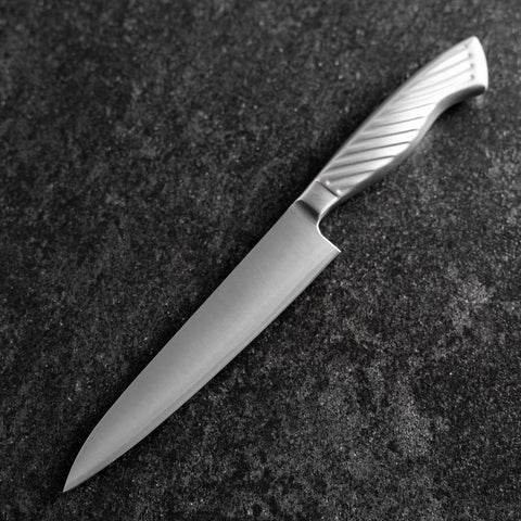 Petty AUS-10 Poli Manche Inoxydable 150mm-[Musashi]-[Couteaux de cuisine japonais]