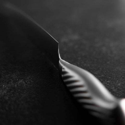 Petty AUS-10 Poli Manche Inoxydable 150mm-[Musashi]-[Couteaux de cuisine japonais]