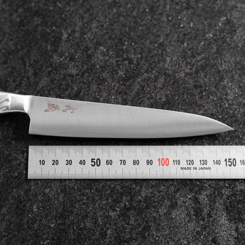 Petty AUS-10 Poli Manche Inoxydable 150mm-[Musashi]-[Couteaux de cuisine japonais]