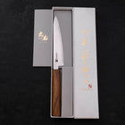 Petty AUS-10 Poli Manche en Chêne 150mm-[Musashi]-[Couteaux de cuisine japonais]