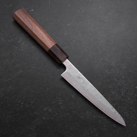 Petty AUS-10 Poli Nashiji Damas Manche en Noyer 135mm-[Musashi]-[Couteaux de cuisine japonais]