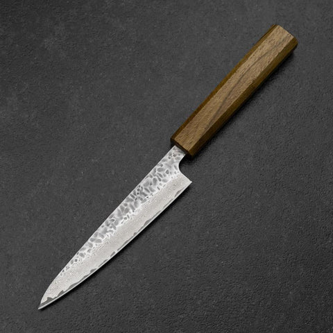 Petty AUS-10 Tsuchime Damas Manche Yaki Urushi 135mm-[Musashi]-[Couteaux de cuisine japonais]