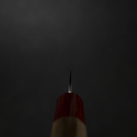 Petty AUS-10 Tsuchime Damas Manche en Noyer 135mm-[Musashi]-[Couteaux de cuisine japonais]