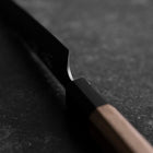 Petty AUS-10 Tsuchime Damas Manche en Noyer 150mm-[Musashi]-[Couteaux de cuisine japonais]