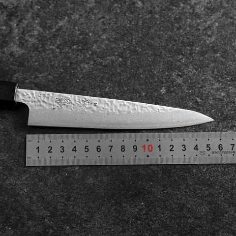 Petty AUS-10 Tsuchime Damas Manche en Noyer 150mm-[Musashi]-[Couteaux de cuisine japonais]