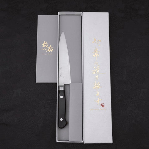 Petty AUS-8 Poli Manche Occidental Vert 120mm-[Musashi]-[Couteaux de cuisine japonais]