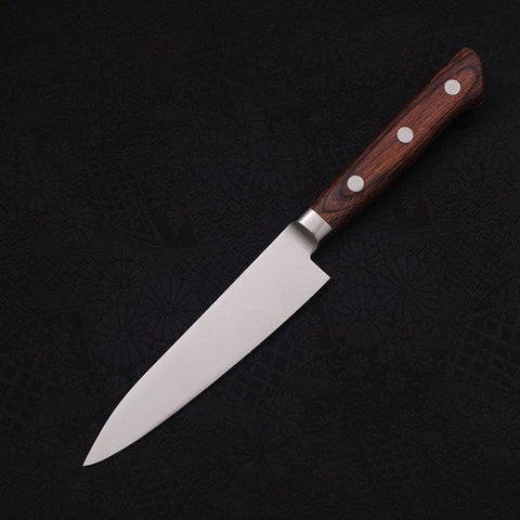 Petty AUS-8 Poli Manche Occidental en Acajou 120mm-[Musashi]-[Couteaux de cuisine japonais]