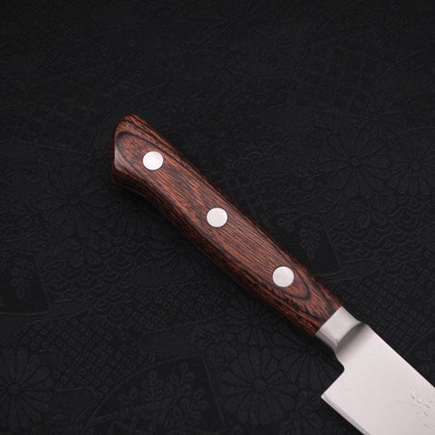 Petty AUS-8 Poli Manche Occidental en Acajou 120mm-[Musashi]-[Couteaux de cuisine japonais]