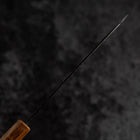 Petty AUS-8 Revêtement inox Kurouchi Tsuchime Manche Yaki Urushi 155mm-[Musashi]-[Couteaux de cuisine japonais]