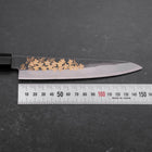 Petty Blue Steel #1 Kurouchi Chokin Sakura Manche en Buffle et Ébène 150mm-[Musashi]-[Couteaux de cuisine japonais]