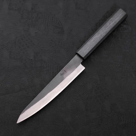 Petty Blue Steel #1 Kurouchi Dark Blue Urushi Handle 150mm (5.9”)-[Musashi]-[Couteaux de cuisine japonais]