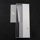 Petty Blue Steel #1 Kurouchi Dark Blue Urushi Handle 150mm (5.9”)-[Musashi]-[Couteaux de cuisine japonais]