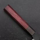 Petty Blue Steel #1 Revêtement Inox Kurouchi Manche Urushi Pourpre 150mm-[Musashi]-[Couteaux de cuisine japonais]