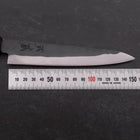 Petty Blue Steel #1 Revêtement Inox Kurouchi Manche Urushi Pourpre 150mm-[Musashi]-[Couteaux de cuisine japonais]