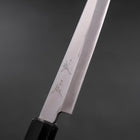 Petty Blue Steel #1 Revêtement Inox Poli Manche en Buffle et Magnolia 150mm-[Musashi]-[Couteaux de cuisine japonais]