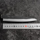 Petty Blue Steel #1 Revêtement inox Kurouchi Manche en Buffle et Ébène 150mm-[Musashi]-[Couteaux de cuisine japonais]