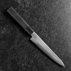 Petty Blue Steel #1 Revêtement inox Poli Manche Urushi Noir 150mm-[Musashi]-[Couteaux de cuisine japonais]