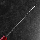 Petty Blue Steel #1 Revêtement inox Poli Manche Urushi Rouge Noir 150mm-[Musashi]-[Couteaux de cuisine japonais]