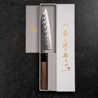 Petty Blue Steel #1 Tsuchime Buffalo Walnut Handle 150mm (5.9”)-[Musashi]-[Japanese-Kitchen-Knives]