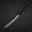 Petty Blue Steel #2 Kurouchi Manche Urushi Bleu Sombre 150mm-[Musashi]-[Couteaux de cuisine japonais]
